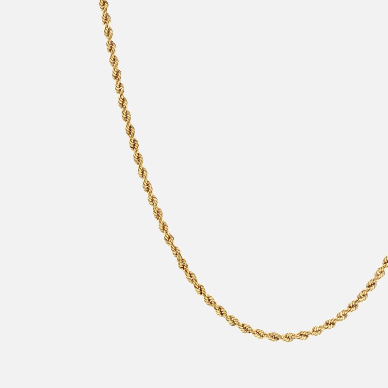 Cadena Torzal 14K 2.5g 45cm